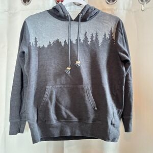Ten Tree Juniper Women Hoodie Sweatshirt Organic Cotton Blend Medium Boho 19150x